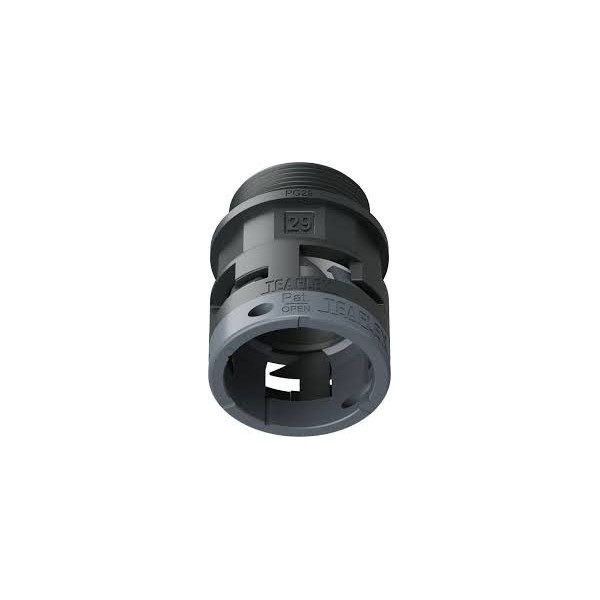 Teaflex 6BSM12M20 Black IP66 Fitting SM12 M20x1.5